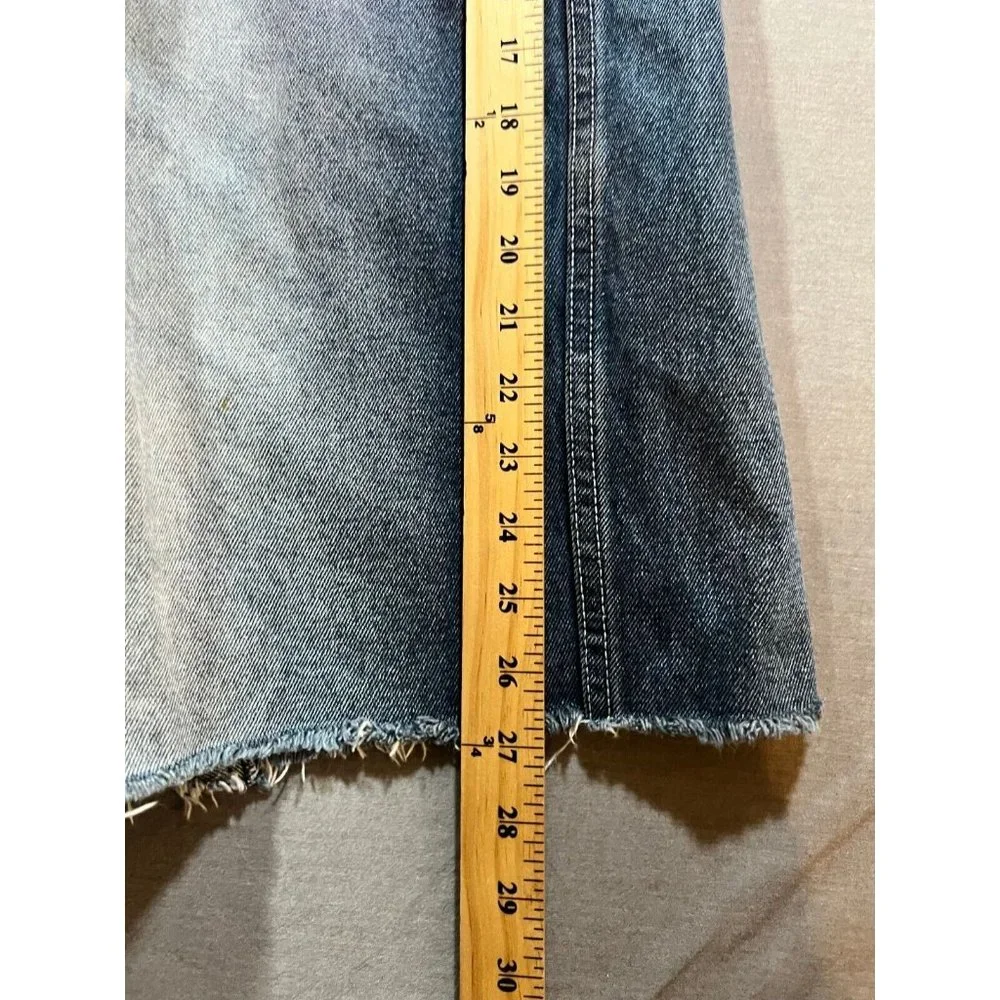 Rocawear Shorts Mens 38 Blue Denim Pocketed Belted Zip Button Cut Off‎ Men.